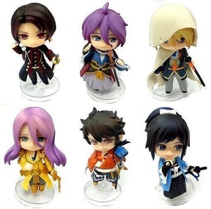 全6種セット+特製ねんぷち台座(刀紋・金)6種セット 「ねんどろいどぷち 刀剣乱舞ONLINE 部隊一」