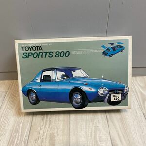 未組立品 NITTO 1/24 TOYOTA SPORTS 800 トヨタスポーツ800 プラモデル 当時物　年代物　実車を忠実に再現　車　日本製　