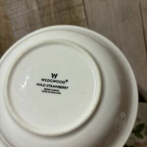 WEDGWOOD ウェッジウッド お皿4枚セット ボウル皿 サラダボウル ワイルドストロベリー テーブルウェア ブランド 洋食器 WILD STRAWBERRY の画像10