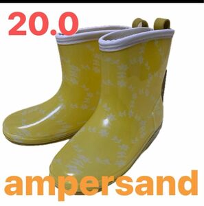 20..0 Ampersand（アンパサンド） 黄色レインシューズ