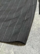 BRIONI ブリオーニ　ストライプ　柄　ダブルブレスト　ピークドラペル　テーラード　スーツ　100%　ウール　サイズ6_画像7