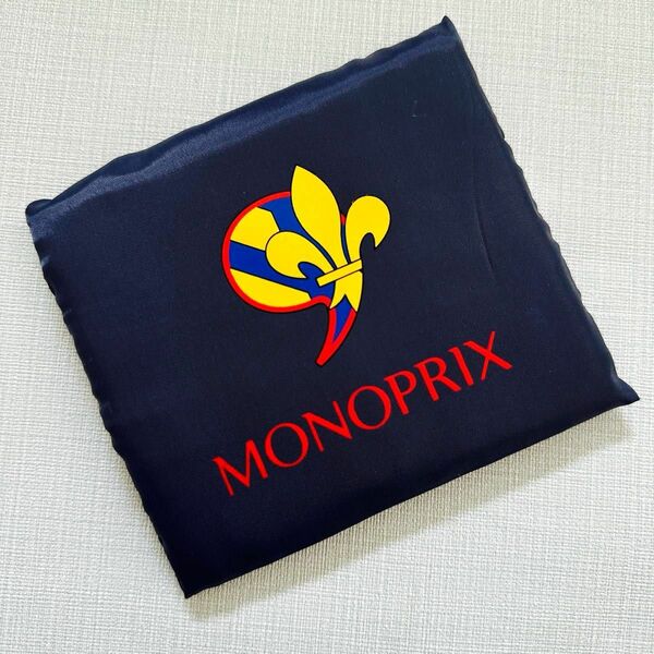 モノプリ エコバッグ MONOPRIX ブルゴーニュ地域限定柄　紋章柄　パリ土産　フランス　定番　トートバッグ　レア