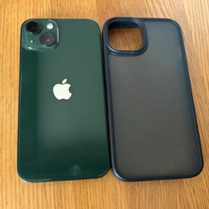 iPhone13 128GB グリーン　ケース付き SIMフリー