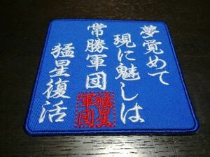 プロ野球応援グッズ（横浜用）/猛星復活の唄ワッペン青