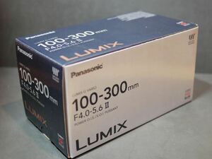 【美品】　Panasonic　マイクロフォーサーズ　カメラレンズ　LUMIX G VARIO 100-300mm / F4.0-5.6 II / POWER O.I.S. H-FSA100300