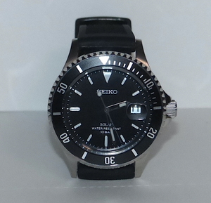 SEIKO ソーラー 腕時計 ☆ セイコー ショップ限定モデル SZEV011 メンズ シルバー ｜ V157-HADO 