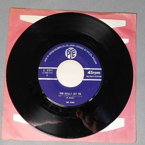 キンクス 幻の一枚 ユー・リアリー・ゴット・ミー 日本盤 １st シングル の画像3