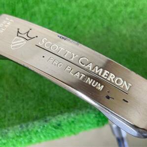 【希少】SCOTTY CAMERON NEWPORT MID SLANT PRO PLATINUM スコッティキャメロン ニューポート プロプラチナム 35インチ HC有の画像1