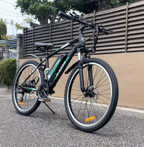 新品　MTBフル電動 350W シマノ21速ギア　マウンテンバイク自転車 　26インチ_画像4