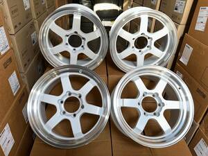 * white * new goods * 18 -inch PCD 139.7 4 pcs set Hiace / Prado etc. custom 