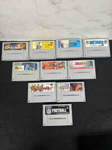 [ junk ] Super Famicom soft Hsu fa Mist II Dragon Ball fa mistake ta gong ke basketball baseball adventure football 10 piece set 