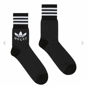 GUCCI×adidasコラボ コットンニット アンクルソックス