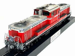 OJゲージ　1/45JR東日本　国鉄　DD51 842 お召し機 特製完成品　　アオシマ　