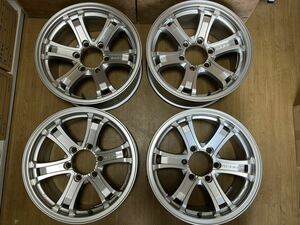 ウェッズ キーラー 17インチアルミホイール 17×7.5J 6/139.7 +25 センターキャップ付 4本 送料無料