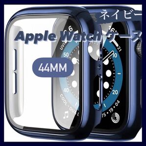 ★アップルウォッチ★カバー ★44㎜ ★Applewatch ★ケース ★バンド★ ネイビー★韓国★アップルウォッチケース★