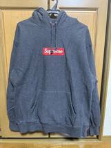 supreme boxlogo フーディー　2021 シュプリーム　ボックスロゴ Charcoal Hooded パーカー Box Logo _画像1