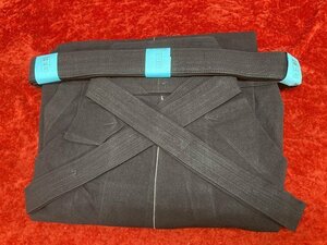 03-22-914 *I. tool . tool kendo uniform kendo hakama is sickle kama .. for #9000 24 number navy blue color cotton 100% unused goods 