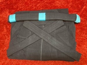 03-22-916 *I. tool . tool kendo uniform kendo hakama is sickle kama .. for #9000 24 number navy blue color cotton 100% unused goods 