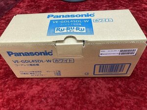 03-25-102 ◎BE 家電 Panasonic パナソニック コードレス電話機 VE-GDL45DL-W ホワイト ルルル