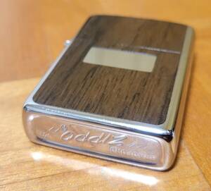 【1977年製】Zippo Woodgrain クロームポリッシュ ///　//