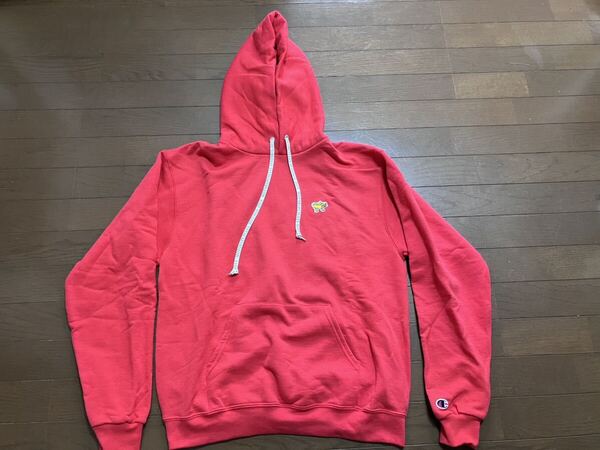 SEVESKIG×Champion セヴシグ チャンピオン パーカー コラボ 虎 トラ 赤 レッド Mサイズ