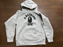 A BATHING APE × Champion チャンピオン アベイシングエイプ リバースウィーブ パーカー コラボ　Mサイズ_画像1