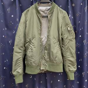 新品・未使用・美品 Sサイズ アルファ インダストリーズ ALPHA INDUSTRIES MA-1 カラー：タン 中綿 フライト ジャケット ブルゾン メンズ