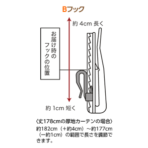 お買い得 新品 遮光カーテン 幅100㎝ 丈135ｃｍ（2枚組）AT-8180 送料込み（一部地域を除き）の画像3