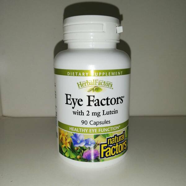 ルテイン 2mg Eye Factors ビルベリー ニンジン ルチン マリーゴールド 90粒 Natural Factors【新品・送料込】