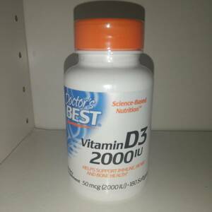  vitamin D3 2000IU 180 soft gel Doctor's Best[ new goods * including carriage ]