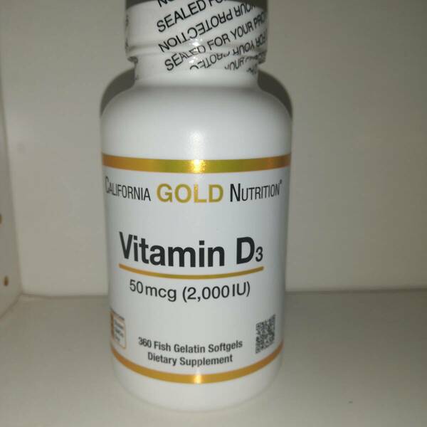 ビタミンD3 2000IU 50mcg 360粒 大容量 California Gold Nutrition【新品・送料込】