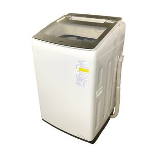 A1215 2021年製 AQUA アクア 電気洗濯乾燥機 10.0kg AQW-TW10M 全自動洗濯機 直接引取可 石狩市