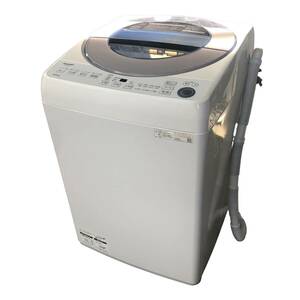 S210 2020 year made SHARP sharp full automation electric washing machine 8.0kg ES-GV8E-S direct pickup possible stone . city 