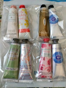 ロクシタン☆ハンドクリーム30ml×８本セット☆中栓シールあり