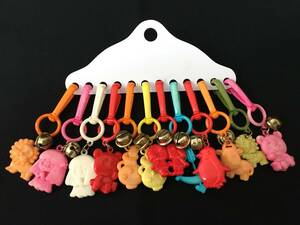  fancy charm mascot key holder 12 attaching star seat animal penguin accessory retro pop Showa era 