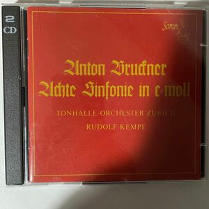 ブルックナー　交響曲第8番　ルドルフ・ケンペ＆チューリッヒ・トーンハレ管弦楽団（2CD）