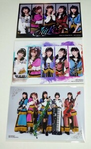 バンドリ Roselia Farbe 物販 特典 ブロマイド 3枚セット 友希那 紗夜 リサ あこ 燐子 相羽あいな 工藤晴香 中島由貴 櫻川めぐ 志崎樺音