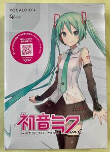 VOCALOID 初音ミクV4X 未開封品 CV藤田咲 ボカロ ボーカロイド クリプトン