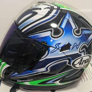 アライ Arai x 56design RX-7X Nakano Shuriken Green [アールエックス セブンエックス ナカノ 中野 シュリケン グリーン]の画像2