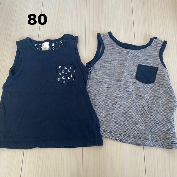 H&M タンクトップ　80