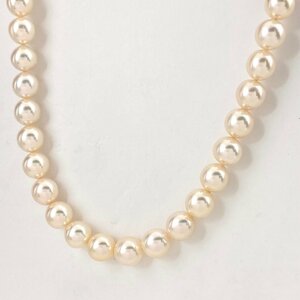 タサキ TASAKI パール デザインネックレス WG ホワイトゴールド 真珠 メレダイヤ ネックレス K14 WG パール レディース 【中古】