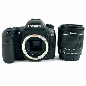 キヤノン Canon EOS 80D レンズキット デジタル 一眼レフカメラ 【中古】