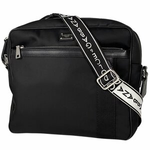 ドルチェアンドガッバーナ DOLCE&GABBANA ロゴ ショルダーバッグ 斜め掛け ショルダーバッグ ナイロン ブラック レディース 【中古】