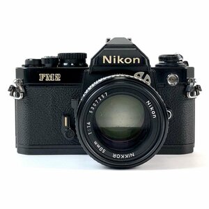 ニコン Nikon FM2 ブラック + Ai-S NIKKOR 50mm F1.4 ［ジャンク品］ フィルム マニュアルフォーカス 一眼レフカメラ 【中古】