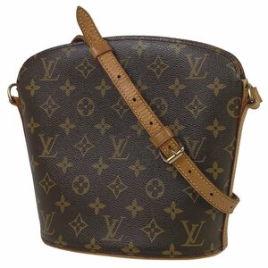 【ジャンク品】ルイ・ヴィトン Louis Vuitton ドルーオ 斜め掛け ショルダーバッグ モノグラム ブラウン M51290 レディース 【中古】