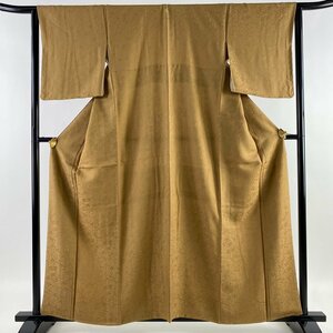  undecorated fabric length 160.5cm sleeve length 64cm M. ground . mountain blow tea color silk beautiful goods preeminence goods one .[ used ]