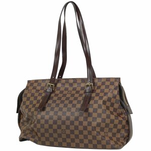 ルイ・ヴィトン Louis Vuitton チェルシー トートバッグ 肩掛け トートバッグ ダミエ ブラウン N51119 レディース 【中古】