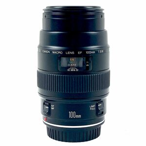 キヤノン Canon EF 100mm F2.8 MACRO マクロ 一眼カメラ用レンズ（オートフォーカス） 【中古】