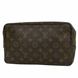 ルイ・ヴィトン Louis Vuitton トゥルース トワレット 28 セカンドバッグ 化粧ポーチ モノグラム ブラウン M47522 レディース 【中古】