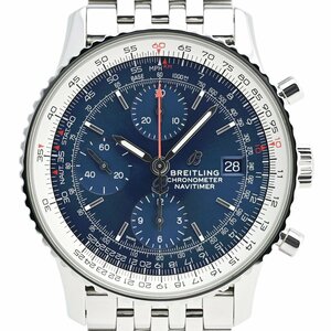 ブライトリング BREITLING ナビタイマー クロノグラフ A13324 腕時計 SS 自動巻き ブルー メンズ 【中古】